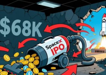 Is SpaceX’s IPO eroding liquidity in the crypto market, and are cryptocurrencies facing a crisis?
